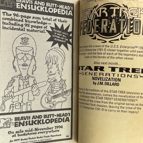 The Search Star Trek Deep Space Nine Mass Market Vintage Paperback Book 1st Pock - Picture 7 of 7